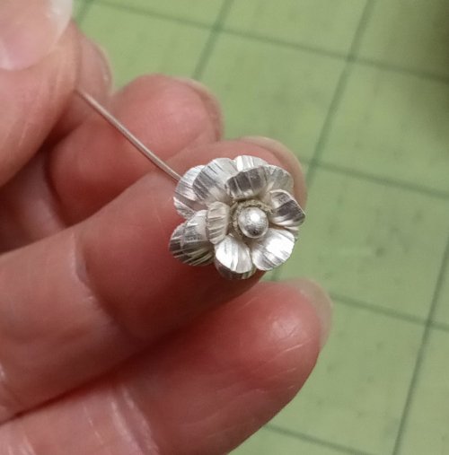 Judy Larson's Creating a Flower Stem - , Metalwork, Butane Torch, Soldering, Solder, solder